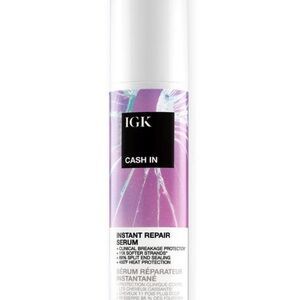IGK Cash In Instant Repair Serum - Purple & White Bottle